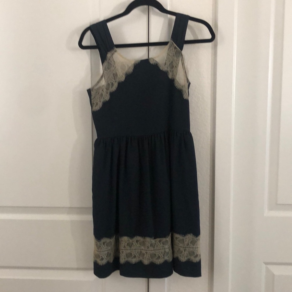 Blue lace Mini Dress size small